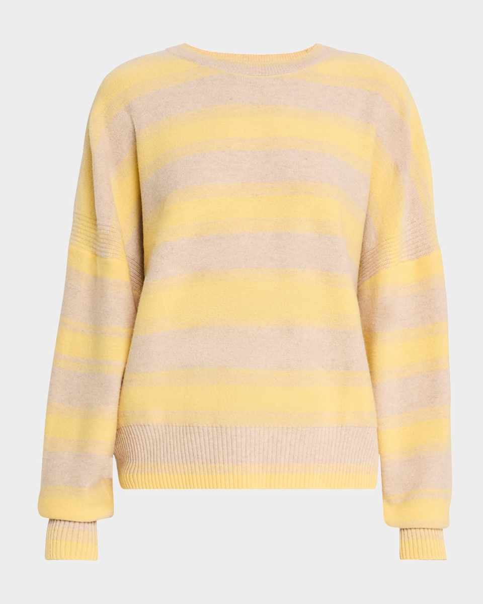 Striped Crewneck Wool Sweater